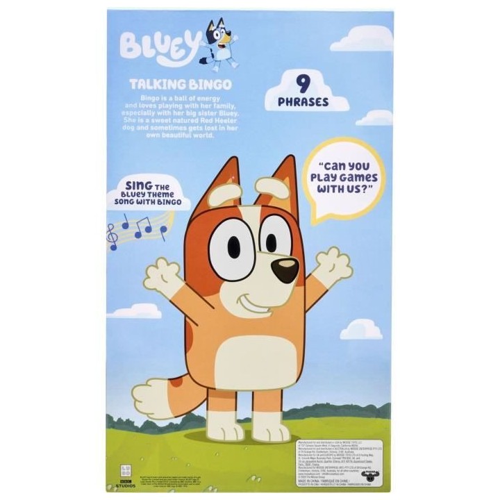 Peluche Parlante 31cm Bingo MOOSE TOYS