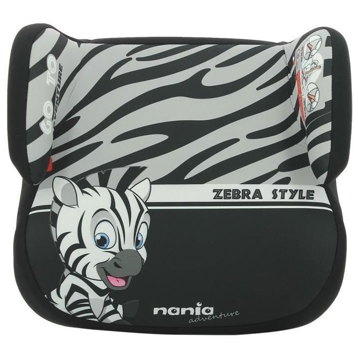 Rehausseur bas NANIA TOPO - Groupe 2/3 (15-36 Kg) - Zebre - Fabriqué