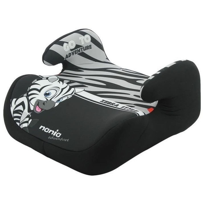 Rehausseur bas NANIA TOPO - Groupe 2/3 (15-36 Kg) - Zebre - Fabriqué