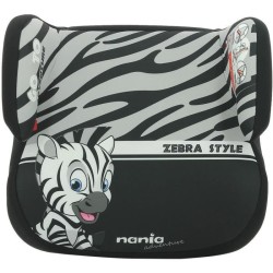 Rehausseur bas NANIA TOPO - Isofix - Groupe 3 (22-36 Kg) - Zebre - Fabriqué en France