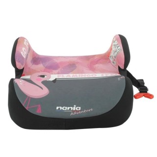 Rehausseur bas NANIA TOPO - Isofix - Groupe 3 (22-36 Kg) - Flamingo -