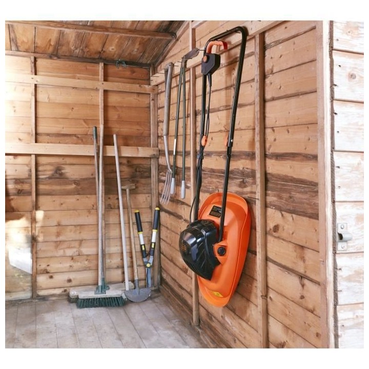 Tondeuse électrique sur coussin d'air 1200W 30cm de coupe BLACK+DECKE