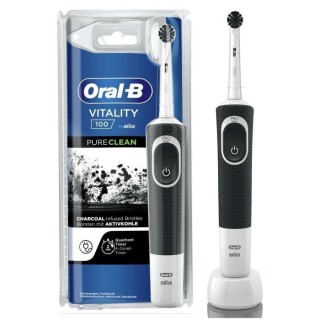 Oral-B Vitality - 100 Pure Clean - Brosse a Dents Électrique - Blanch