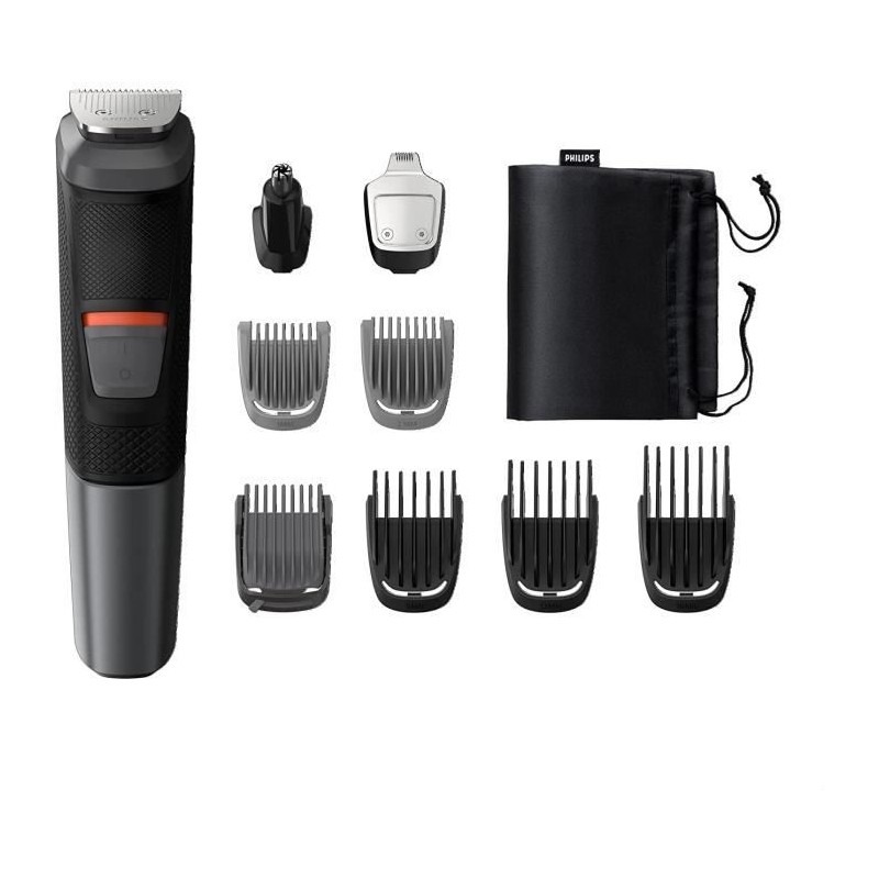 PHILIPS MG5720/15 Tondeuse Multi-styles 9-en-1 pour Visage, Cheveux et Corps avec Technologie DualCut