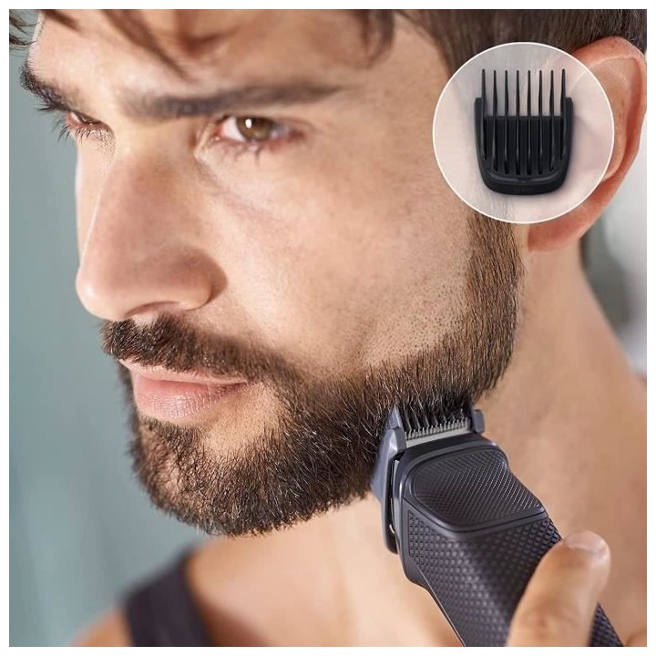 PHILIPS MG5720/15 Tondeuse Multi-styles 9-en-1 pour Visage, Cheveux et