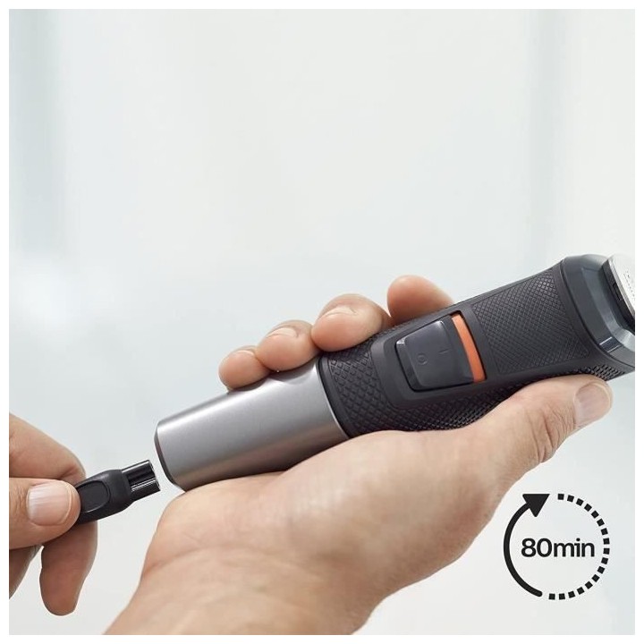 PHILIPS MG5720/15 Tondeuse Multi-styles 9-en-1 pour Visage, Cheveux et