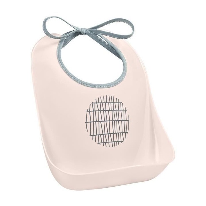 Béaba Bavoir d'Apprentissage Pink Grid