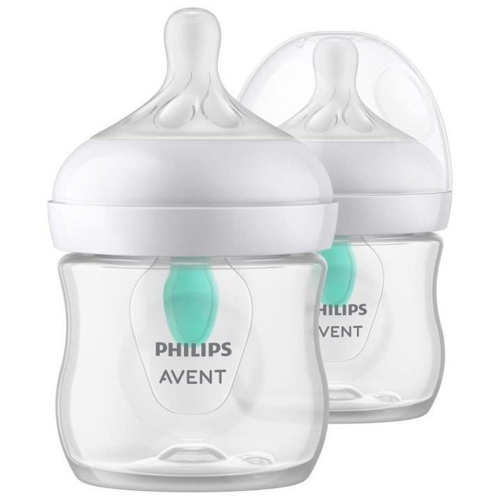 Lot de 2 Biberons Natural 3.0 PHILIPS AVENT SCY670/02 - 125 ml - Air f