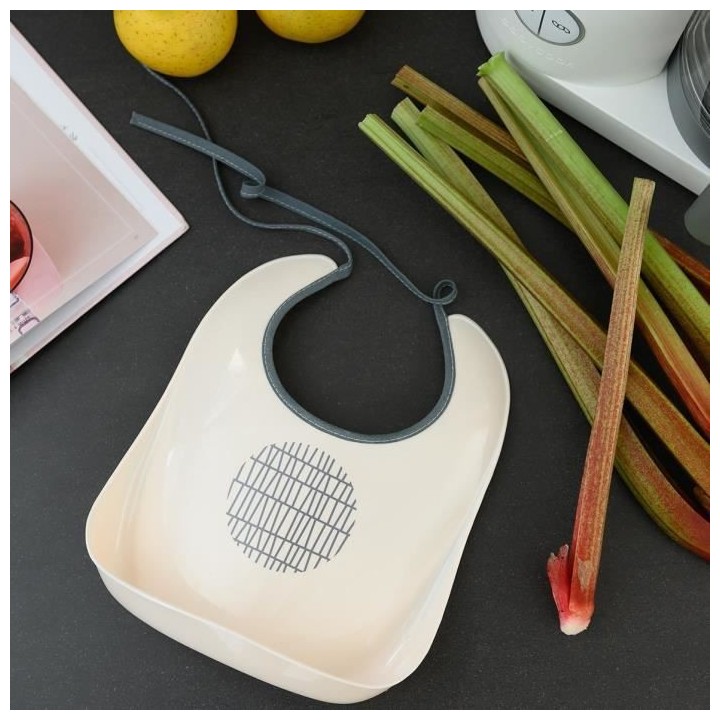 Béaba Bavoir d'Apprentissage Pink Grid