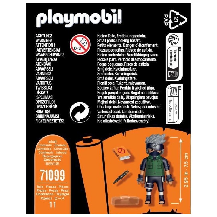 PLAYMOBIL - 71099 - Kakashi - Naruto Shippuden