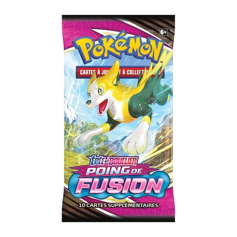 Pokémon Épée et Bouclier : Poing de fusion EB08 - Booster | Cartes a jouer et a collectionner | a partir de 6 ans | Modele al