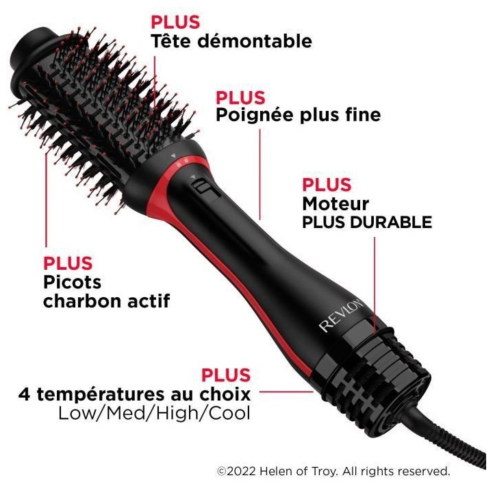 Brosse One Step Volumizer Plus REVLON RVDR5298 - Tete amovible