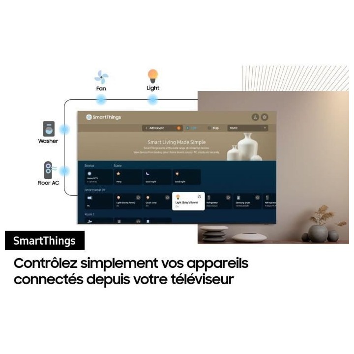 SAMSUNG 65AU7172 - TV LED 4K UHD - 65 (163 cm) - Smart TV - 3 X HDMI