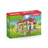 SCHLEICH - Ferme avec étable et animaux - 42407 - Gamme Farm World