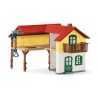 SCHLEICH - Ferme avec étable et animaux - 42407 - Gamme Farm World