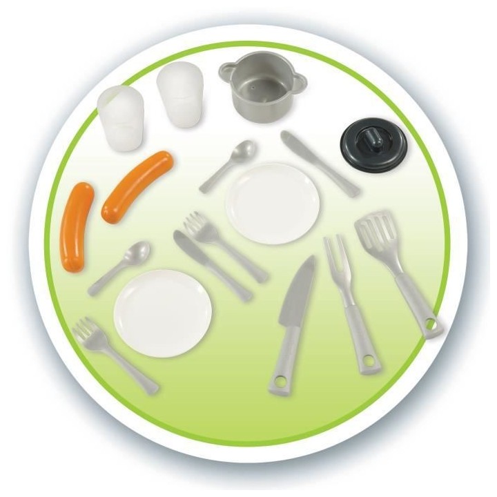 SMOBY Cuisine d'été adaptée aux maisons Smoby compatibles - 17 acce