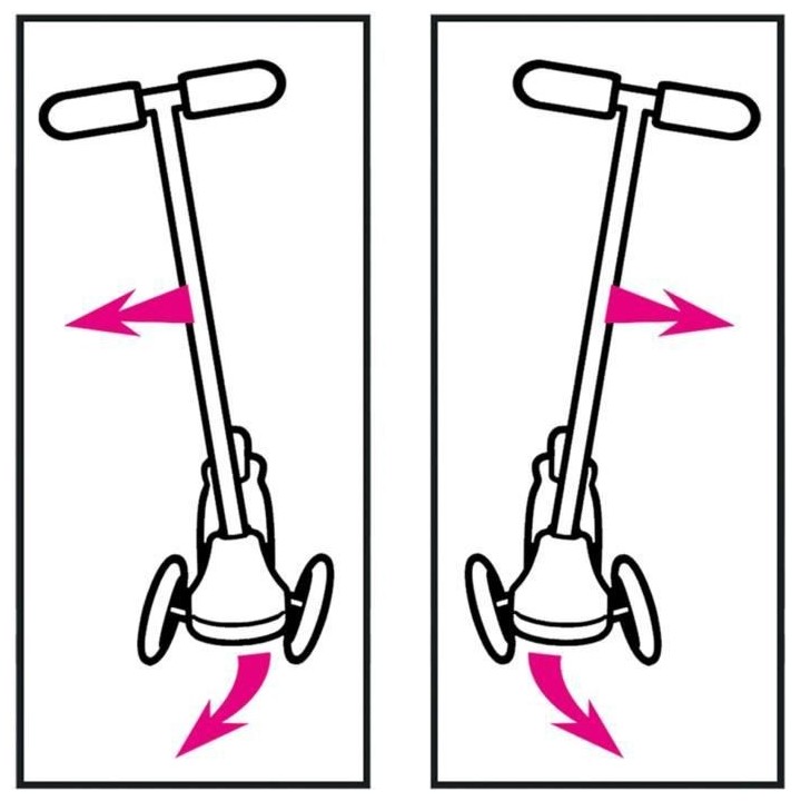 STAMP - Trottinette Steering 3 roues - Barbie