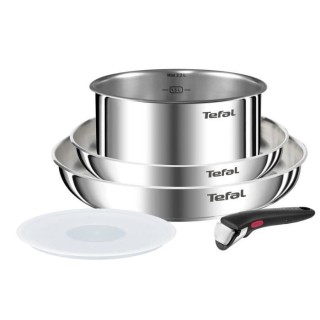 TEFAL INGENIO L896S504 Batterie de cuisine 5 pieces, Induction, Inox,