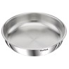 TEFAL INGENIO L896S504 Batterie de cuisine 5 pieces, Induction, Inox, Poeles 22/26 cm, Casserole 18 cm, Poignée amovible, Emoti