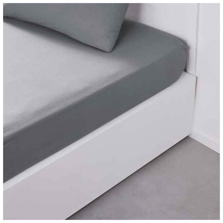 Drap housse TODAY Essential - 140 x 200+30 cm - 2 personnes - 100% Cot