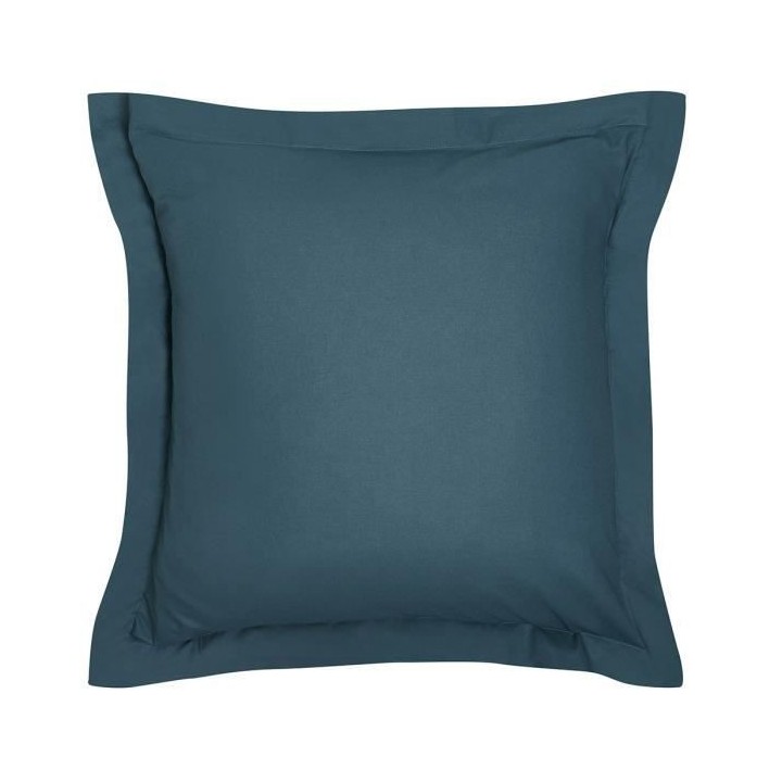 Taie d'oreiller TODAY Essential - 63 x 63+5 cm - 100% Coton uni - Paon