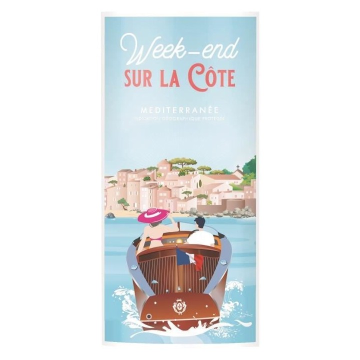 Week-end sur la Côte Méditerrannée - Vin rosé