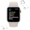 Apple Watch SE GPS (2e génération) - 40mm - Boîtier Starlight Aluminium - Bracelet Starlight Sport Band Regular