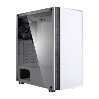 ZALMAN BOITIER PC R2 - Moyen Tour - Blanc - Verre trempé - Format E-A