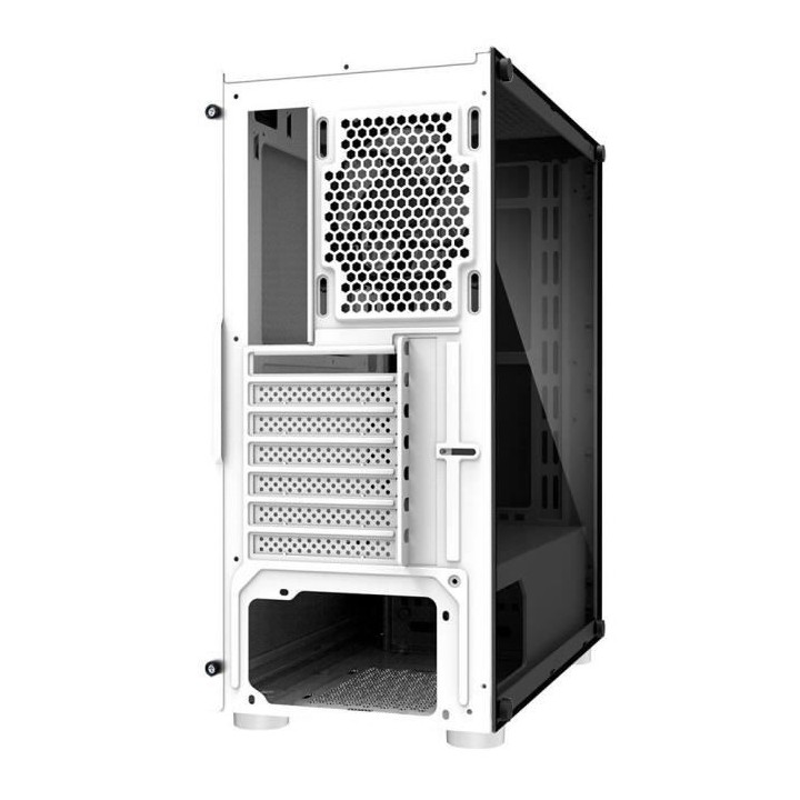 ZALMAN BOITIER PC R2 - Moyen Tour - Blanc - Verre trempé - Format E-A