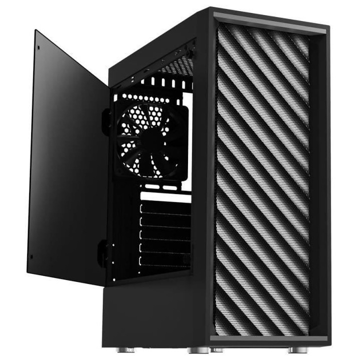 ZALMAN BOITIER PC T7 - Moyen Tour - Noir - Format ATX (T7BK)