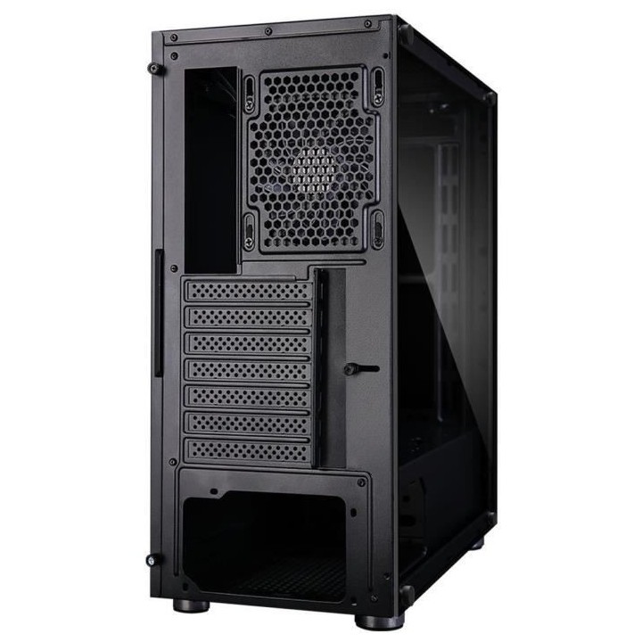 ZALMAN BOITIER PC R2 - Moyen Tour - Noir - Verre trempé - Format E-AT