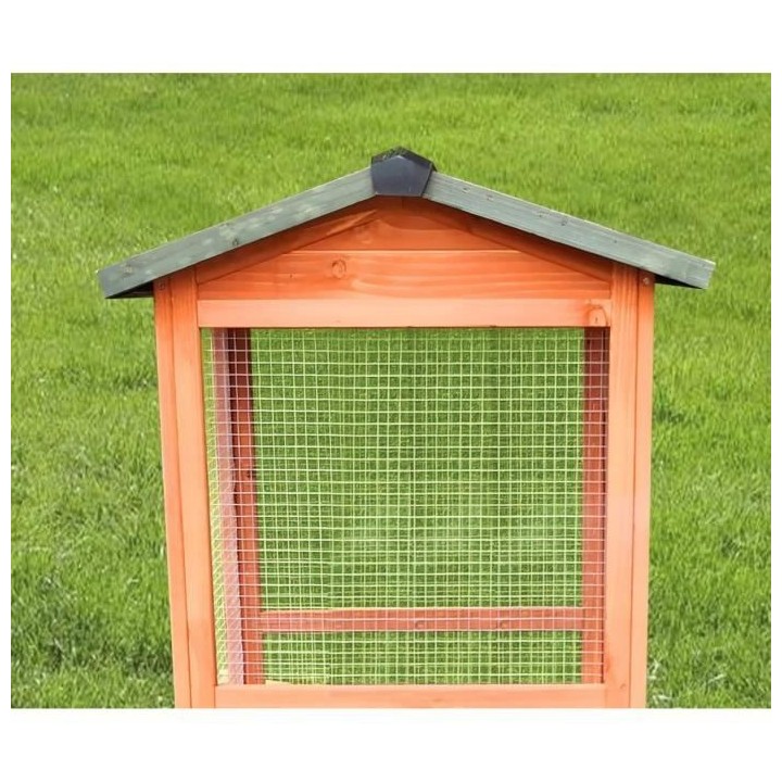Cage a oiseaux TITI - 65x65x165cm - Bois
