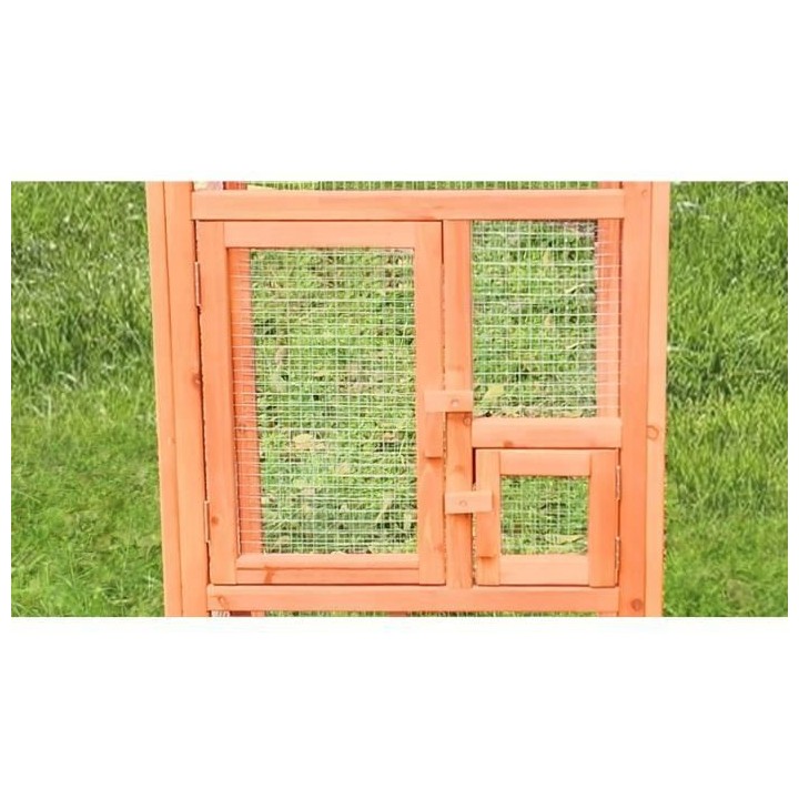 Cage a oiseaux TITI - 65x65x165cm - Bois