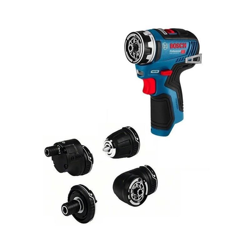 Perceuse visseuse Bosch professional GSR 12V-35 FC solo L-B (4 Chunks)