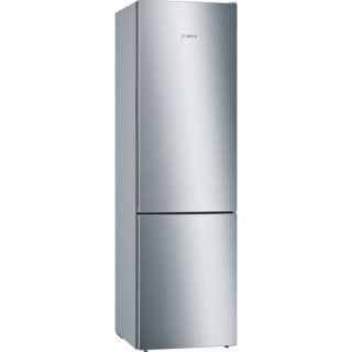 bosch - réfrigérateur combiné 60cm 337l a+++ brassé inox - kge39al
