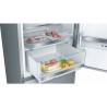 bosch - réfrigérateur combiné 60cm 337l a+++ brassé inox - kge39alca