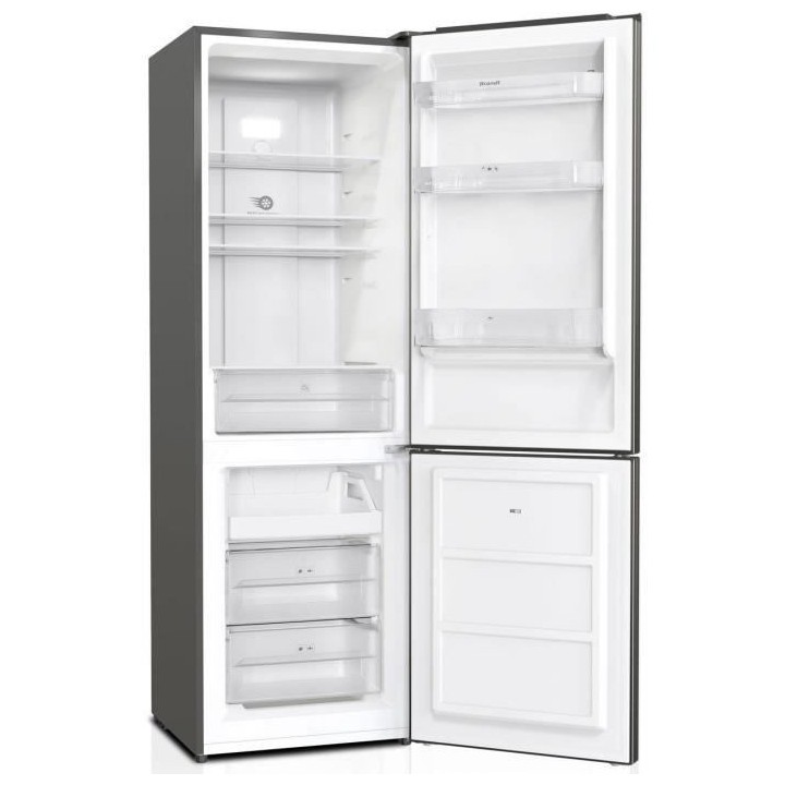 Réfrigérateur combiné BRANDT - BC1860NX - 2 portes - 293 L - l 64 x