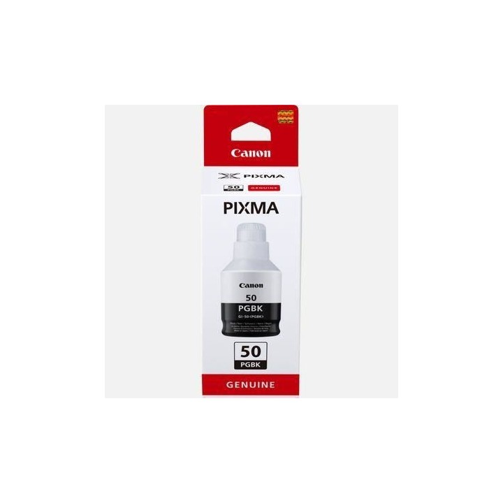 Bouteille d'encre - CANON - GI-50PGBK - Noir - Compatibilité PIXMA Me