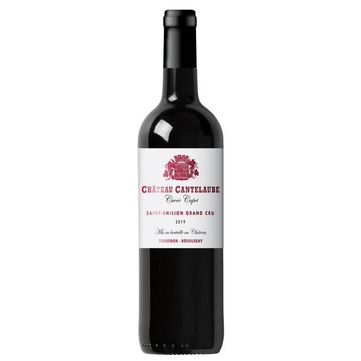 Château Cantelaube Cuvée Capet 2019 Saint-Emilion Grand Cru - Vin ro