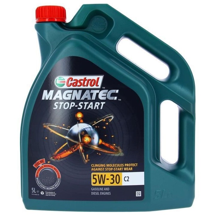 Huile moteur - CASTROL - Magnatec Stop-start - 5W-30 C2 - 5L