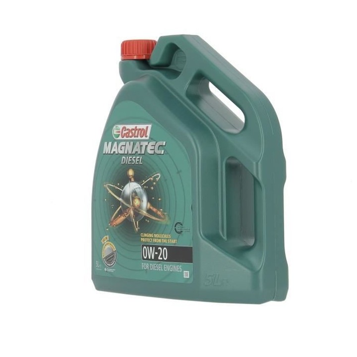 Huile moteur - CASTROL - Magnatec - Diesel - 0W-20 - 5L