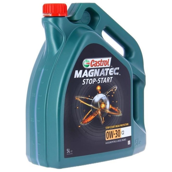 Huile moteur - CASTROL - Magnatec S 0W-30 C2 - 5L