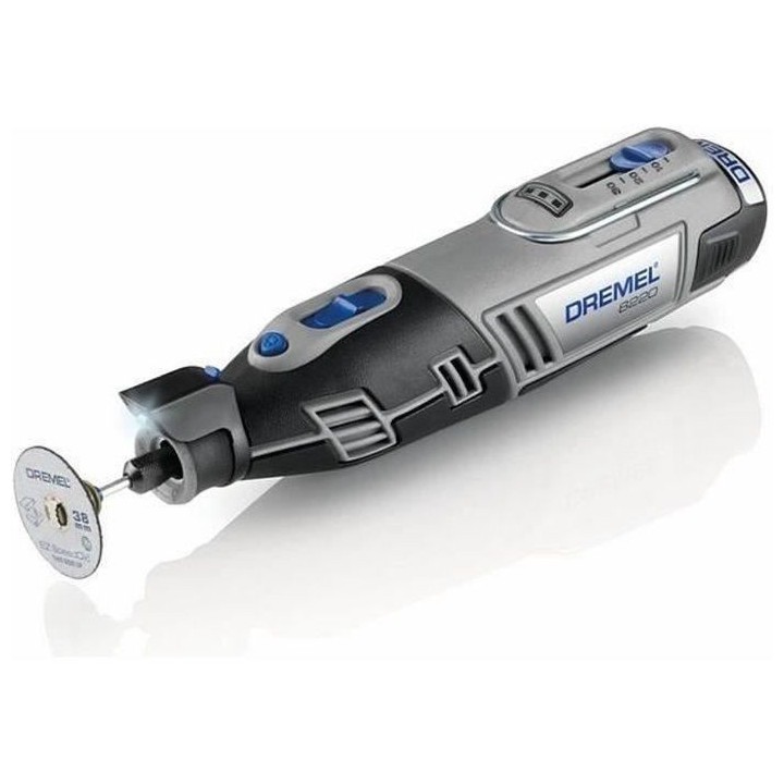 Dremel 8220 - Outil Rotatif Multifonction sans-fil 12V (Livré avec 2