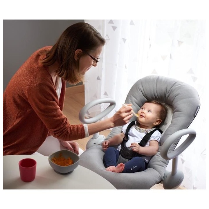 BEABA, Transat Up&Down III, Transat Réglable en Hauteur, Pour Bébé