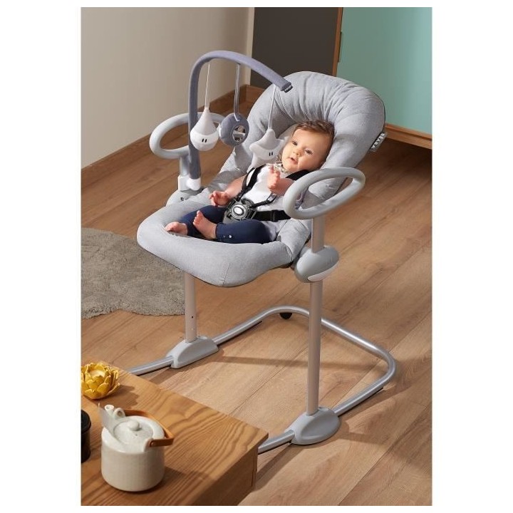 BEABA, Transat Up&Down III, Transat Réglable en Hauteur, Pour Bébé