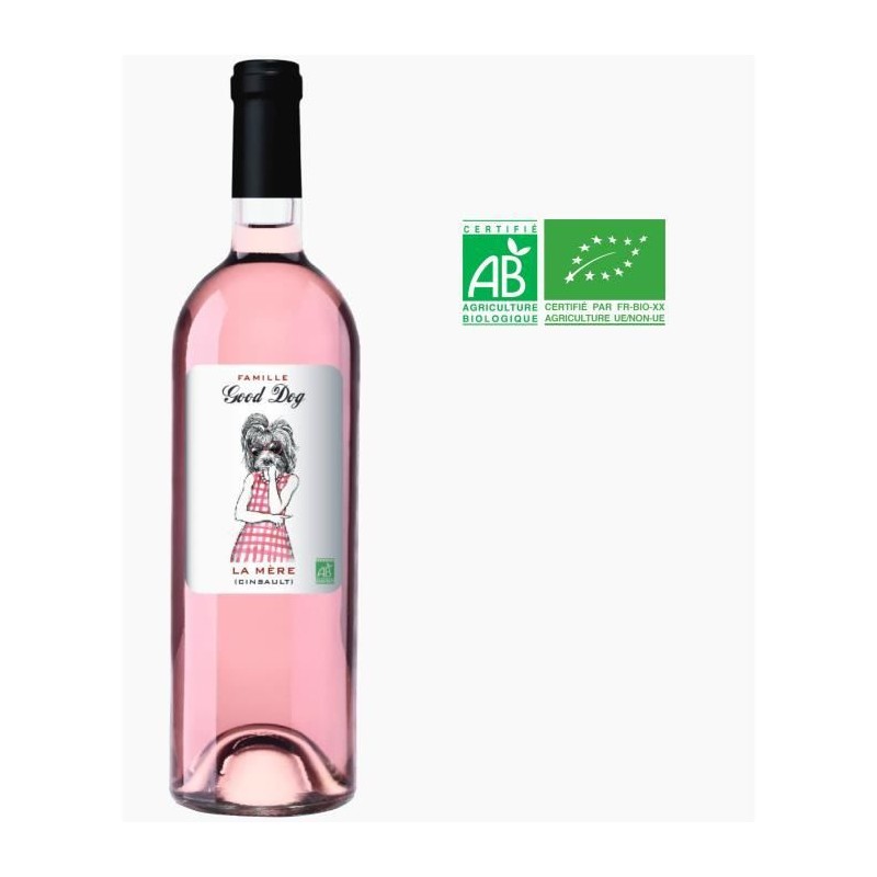 Famille Good Dog La Mere 2021 Cinsault - Vin rosé de France - Bio