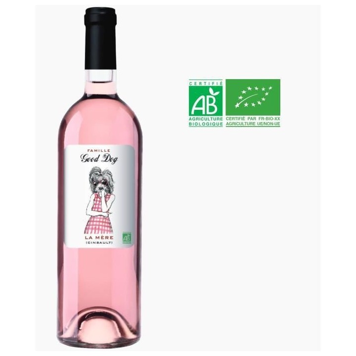 Famille Good Dog La Mere 2021 Cinsault - Vin rosé de France - Bio