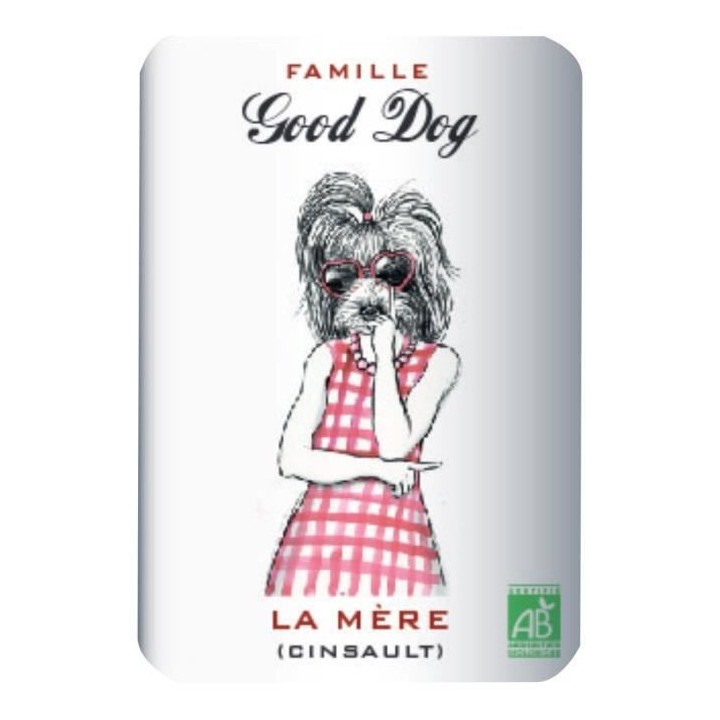 Famille Good Dog La Mere 2021 Cinsault - Vin rosé de France - Bio