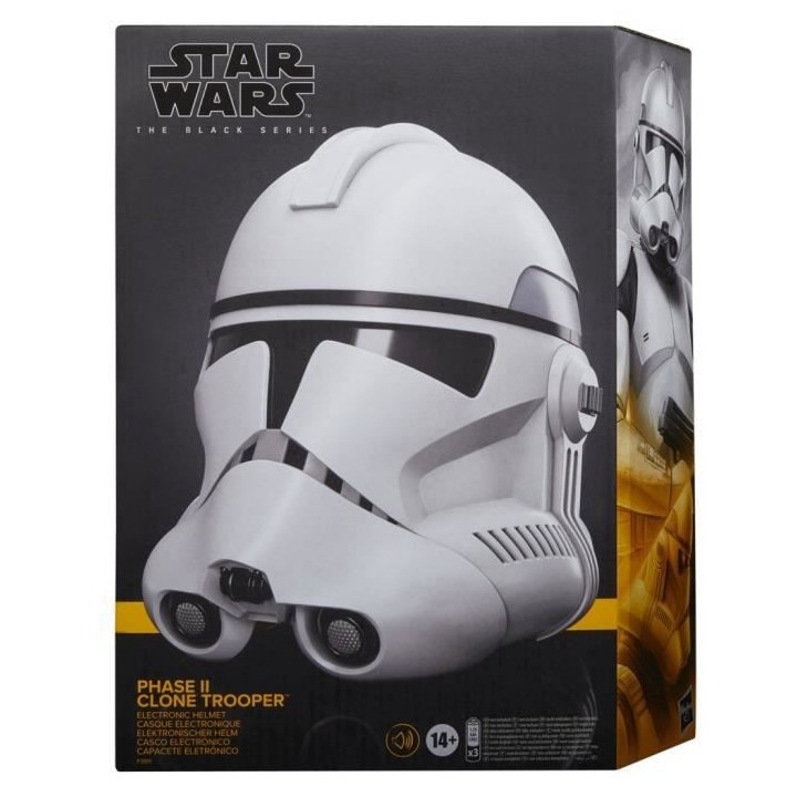 Casque électronique premium de Clone Trooper Phase II, Star Wars The