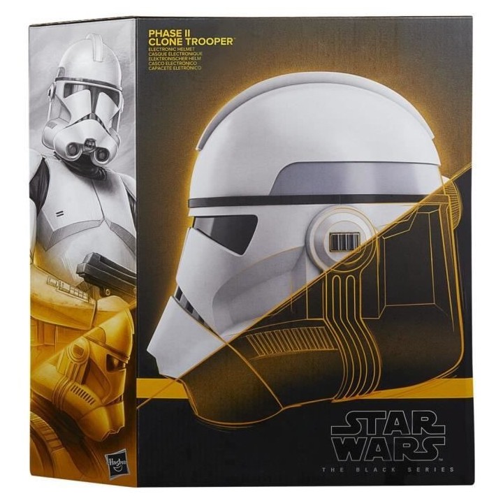 Casque électronique premium de Clone Trooper Phase II, Star Wars The